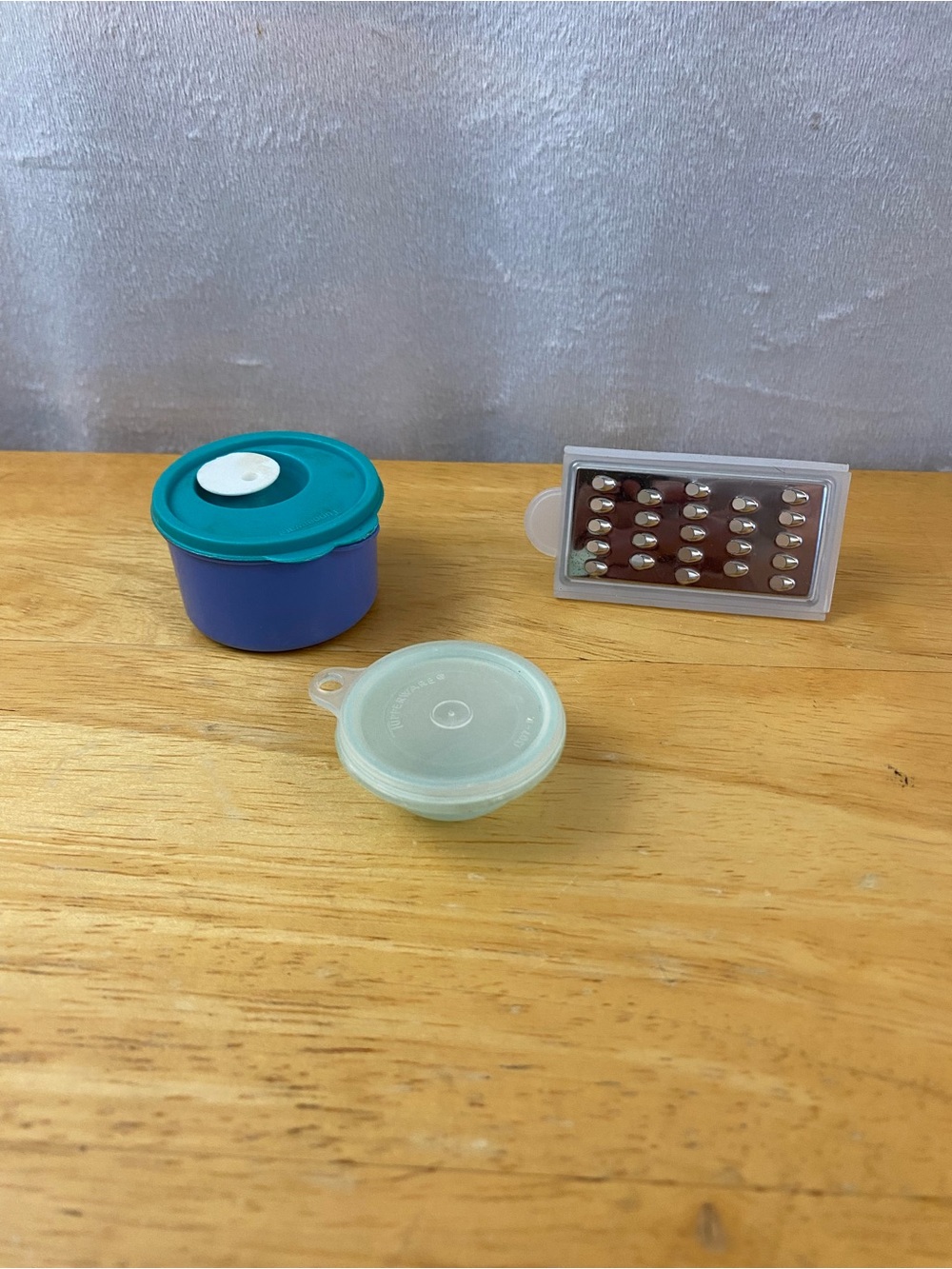 Vintage Tupperware Mini Containers Matching Originals